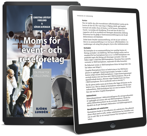 Moms för event- och reseföretag