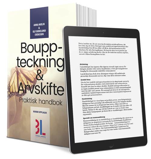 Boken Bouppteckning & arvskifte