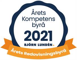 Björn Lundéns pressrum - De blev Årets Redovisningsbyrå   